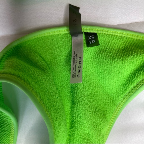 Kendal and Kylie Trendy Green Bathing Suit Set - Picture 3 of 6